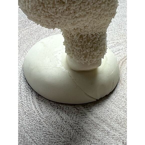 Department 56 Snowbabies "Follow Me" Marching With 2000 Flag - Picture 4 of 5